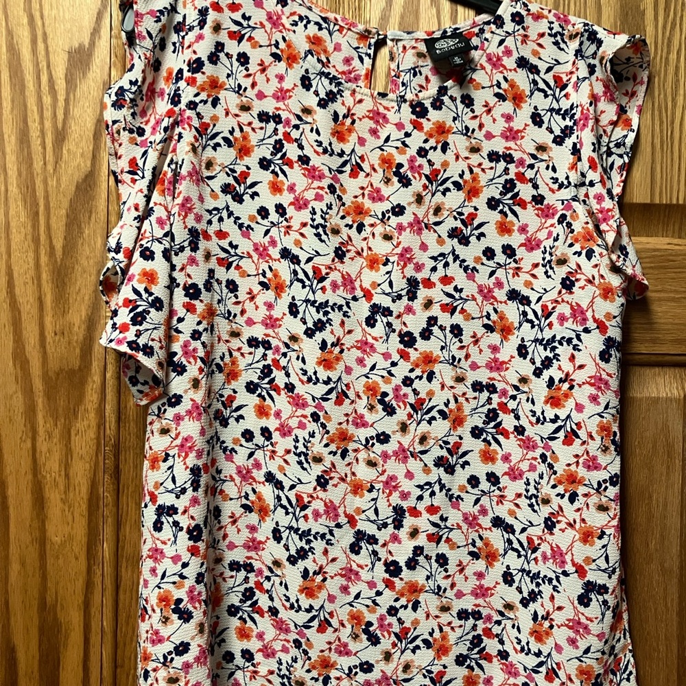 Bobeau Multicolor Floral Blouse
